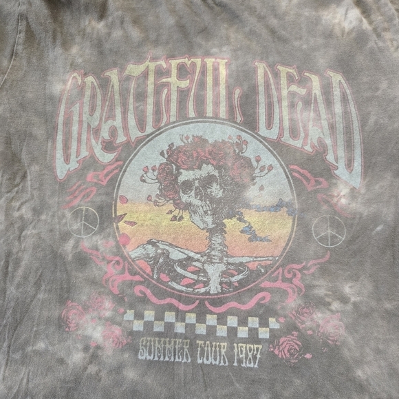 Grateful Dead T Shirt Adult Med Tie Dye American Eagle Repro Summer Tour… - Picture 5 of 12